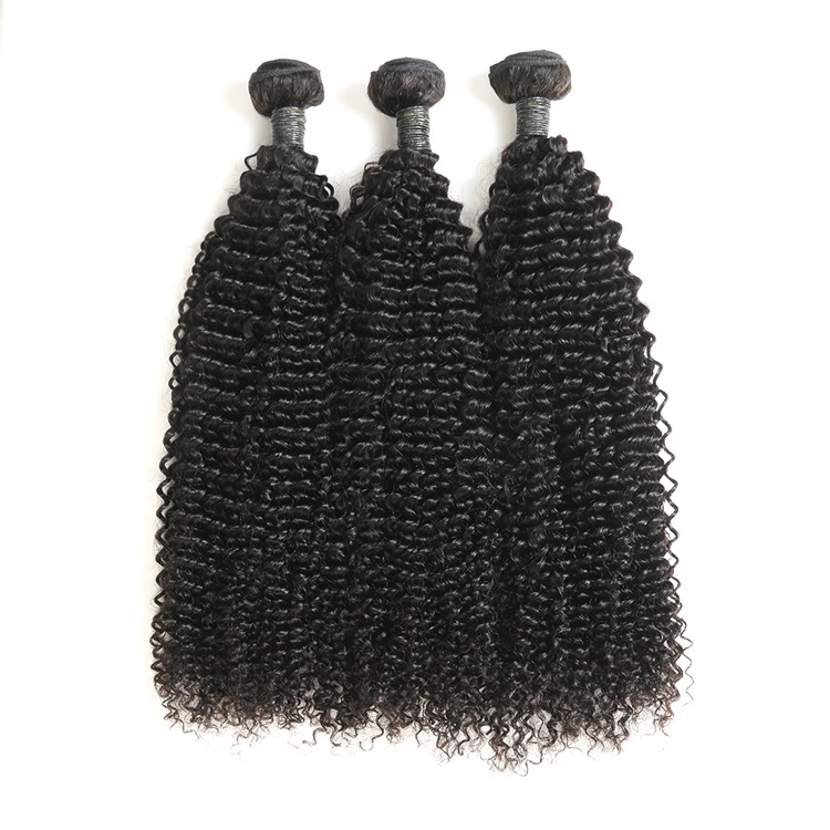 black kinky curly human hair 3 bundles 2