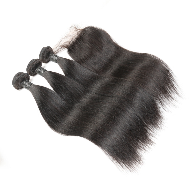 black straight human hair bundles 2