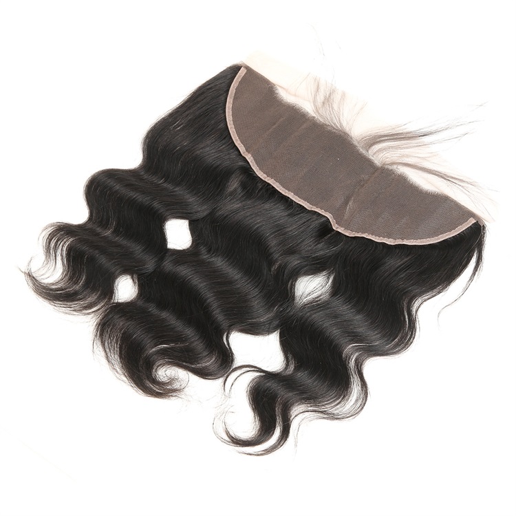 transparent 13x4 pre plucked lace frontal body wave with baby hair brazilian virgin human hair 7
