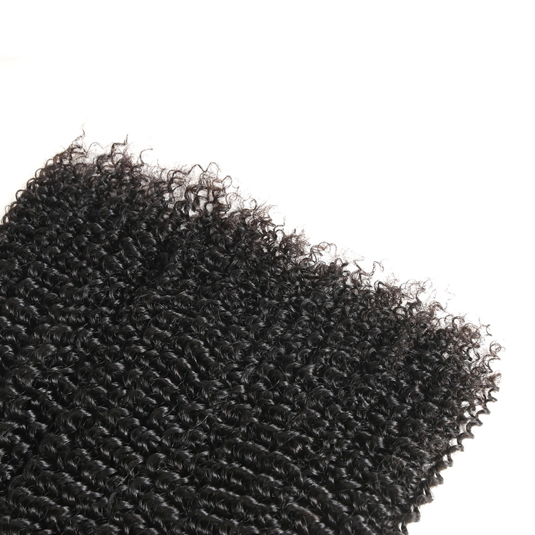 black kinky curly human hair bundles 3