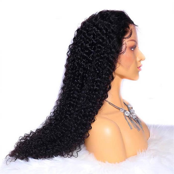 250% density curly brazilian lace frontal human hair wigs 1