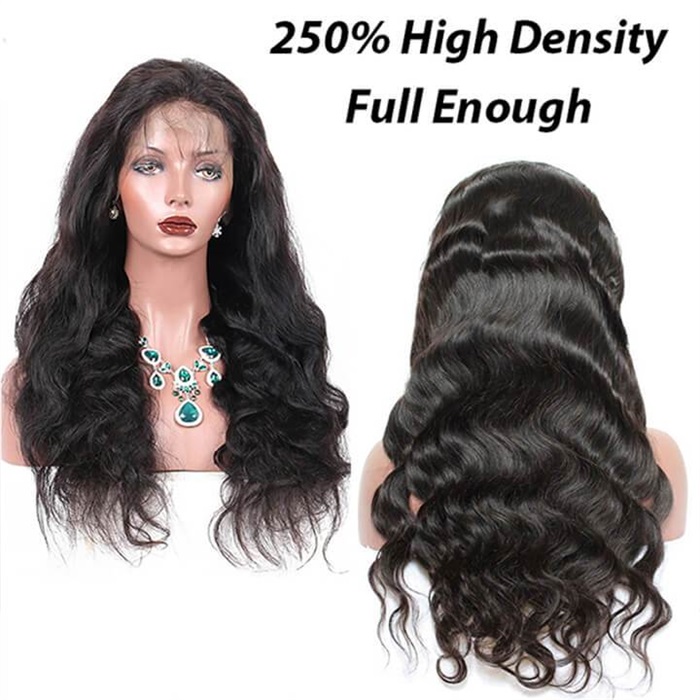 250% density super full and thick brazilian body wave wigs 3