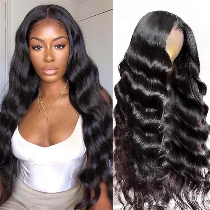 30-40 INCH Affordable Lace Closure Wigs Body Wave Lace Front Human Hair Wigs