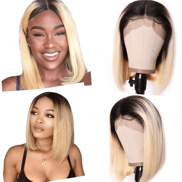 Affordable 360 Lace Bob Pre plucked Human Hair Wigs