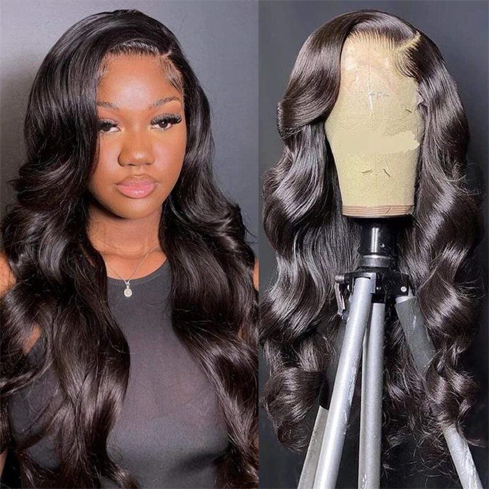 body wave lace front wigs loose wavy closure wigs wholesale 2