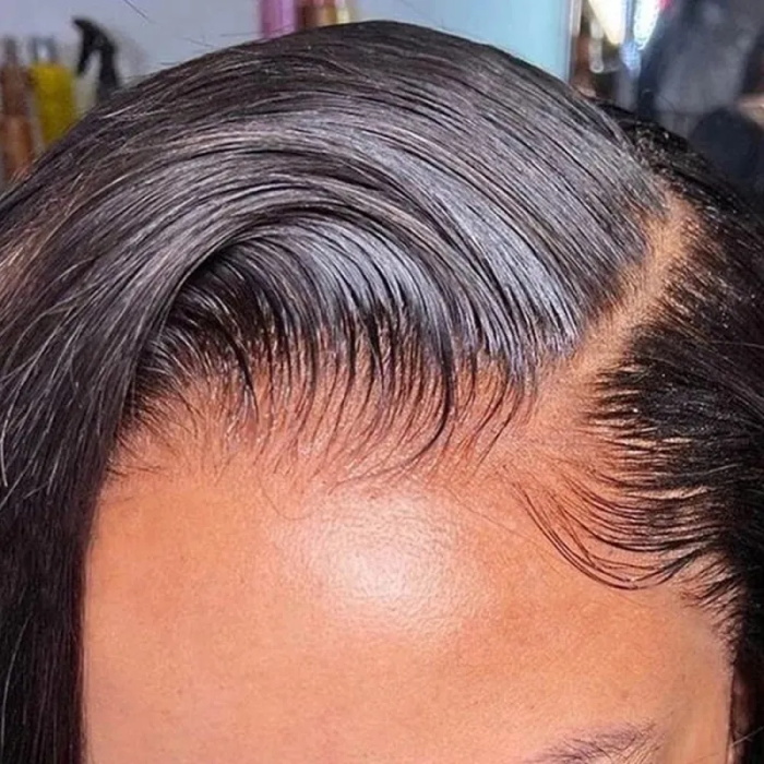 clear hd lace straight short bob human hair wigs brazilian 13x4 lace front bob wigs 5