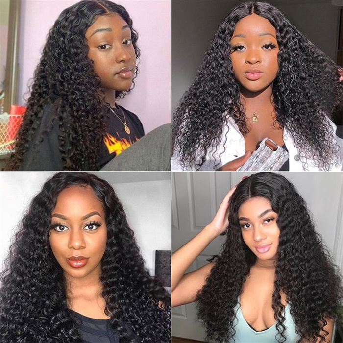 Full Lace Deep Wave Human Hair Wigs