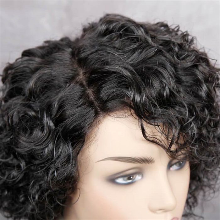 short curly pixie cut wigs lace front wigs 2