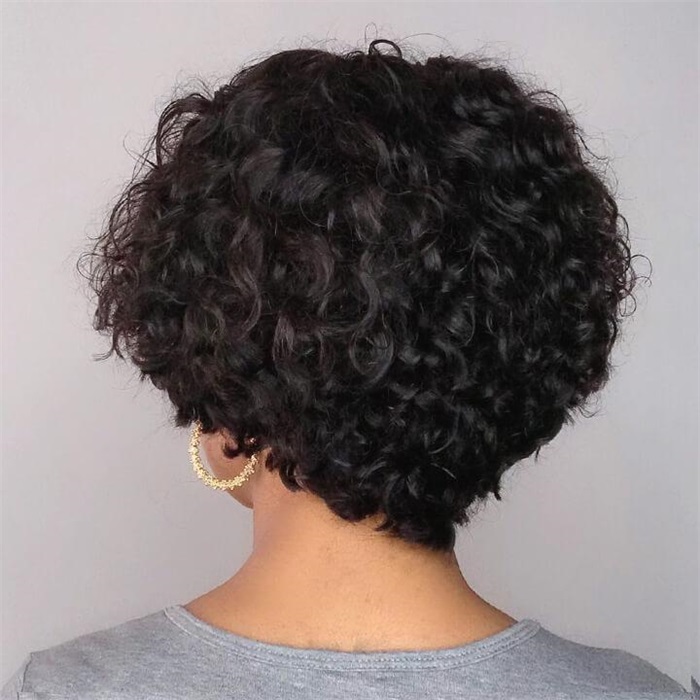 short curly pixie cut wigs lace front wigs 3