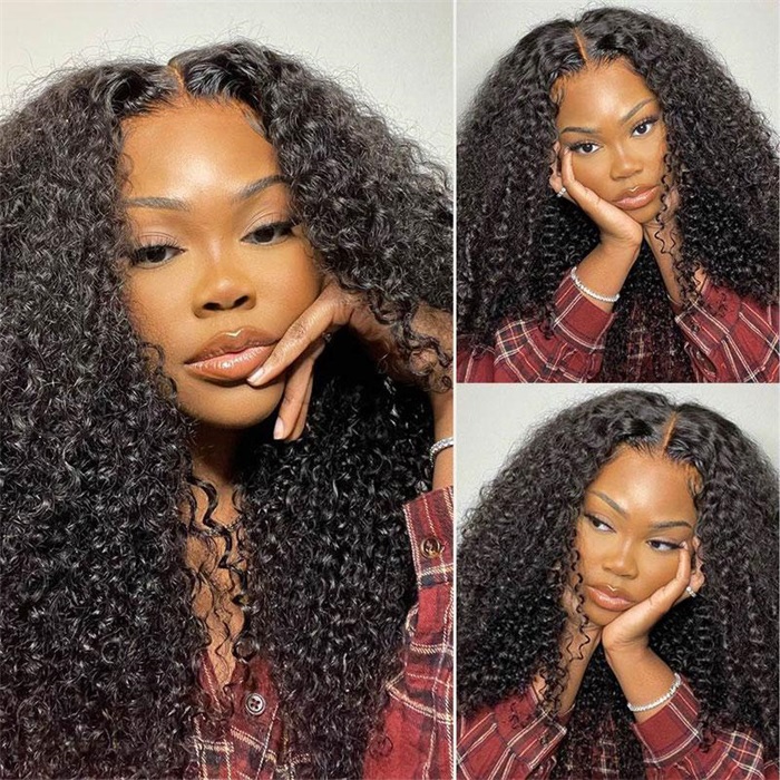 thin v part wigs kinky curly beginner friendly upgraded v part wigs meet real scalp no leave out 1