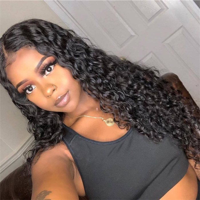 water wave 5x5 hd lace wig human hair closure wigs 3